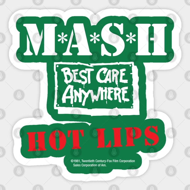 M.A.S.H - Best Care Anywhere Sticker by Chewbaccadoll